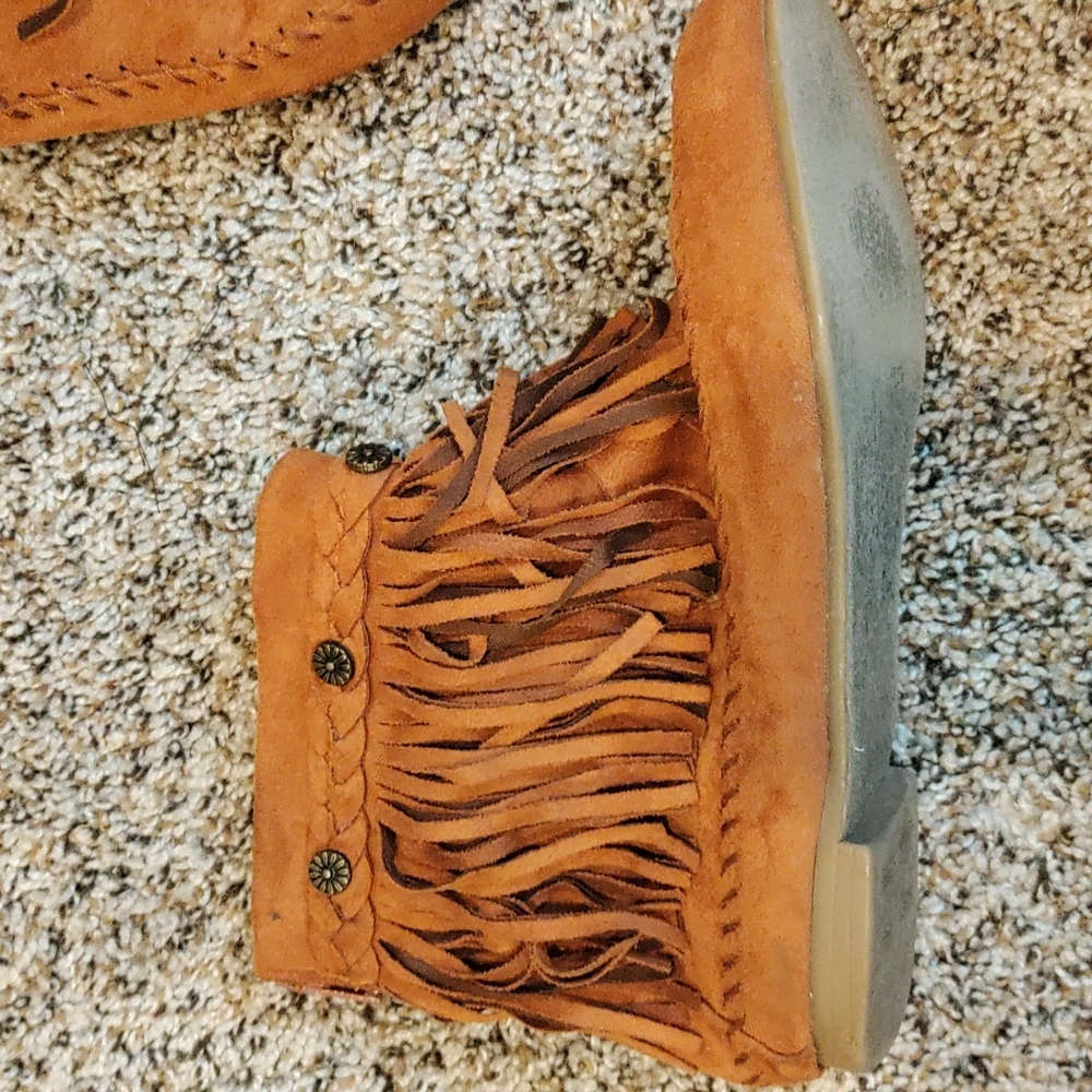 Faux Leather Moccasins